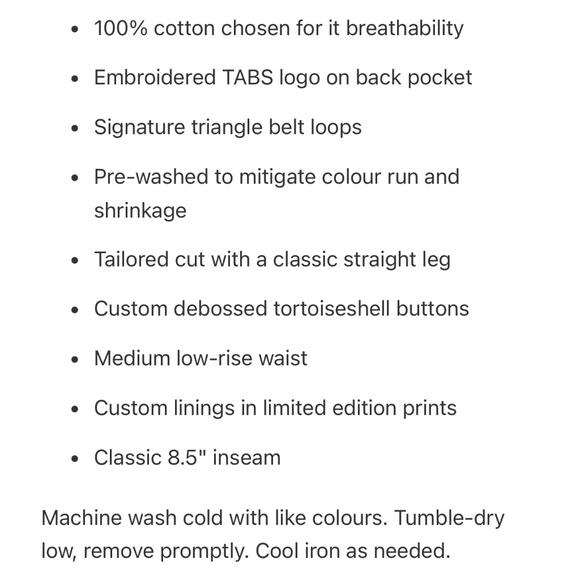 TABS Bermuda Original Bermuda Shorts Men NWOT - Picture 3 of 9